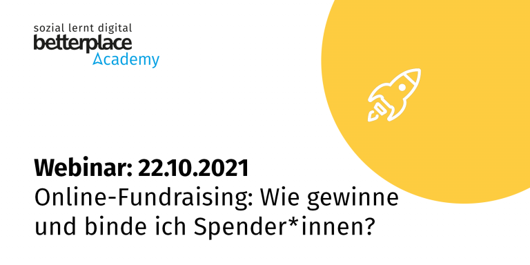 Webinar: Online-Fundraising: Wie gewinne und binde ich Spender*innen?